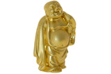 Buddha aus Metall matt-gold
