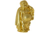 Buddha aus Metall matt-gold