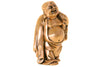 Buddha aus Metall rot-golden