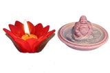 Geschenk-Set Buddha Lotus Blau / Violet